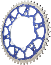 MOTO-MASTER Fusion Series Dual Ring Rear Sprocket - 49 Tooth - Blue - TM 620193449