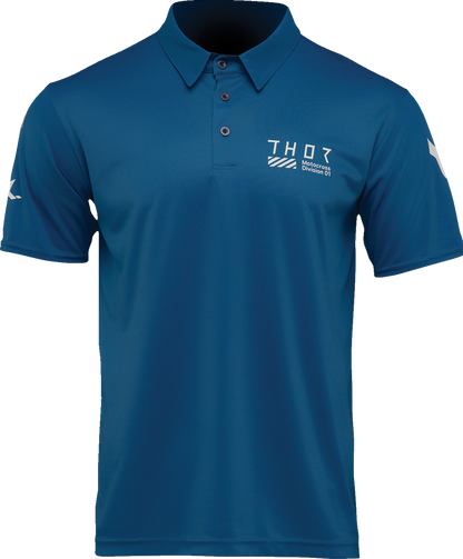 THOR Corpo Polo Shirt - Storm Blue - Large 3040-3489