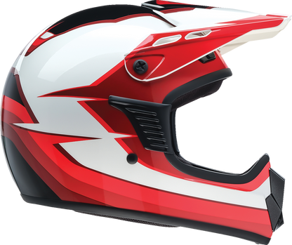 Z1R Youth Dirt Maxx Helmet - Vortex - Red/White - Small 0111-1717