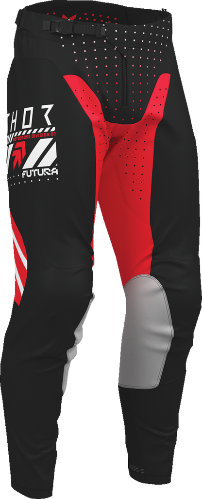 THOR Launchmode Futura Pants - Black/Red - US 40 2901-12291