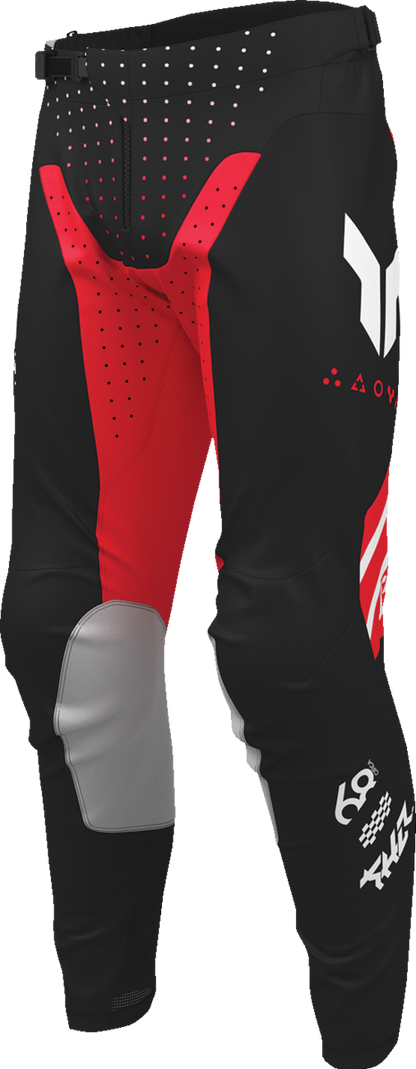 THOR Launchmode Futura Pants - Black/Red - US 40 2901-12291