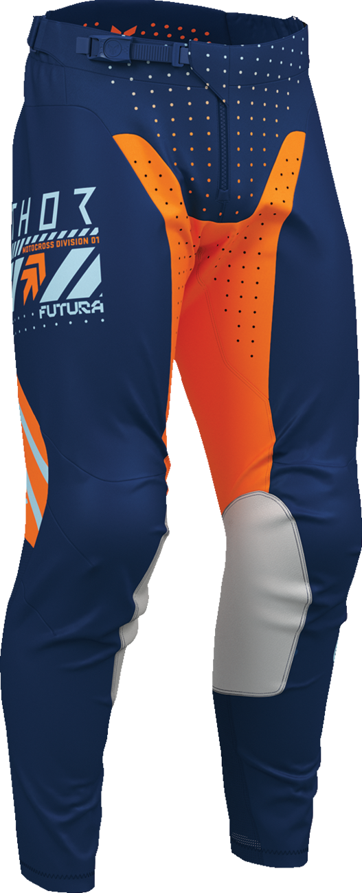 THOR Launchmode Futura Pants - Navy/Orange - US 32 2901-12296