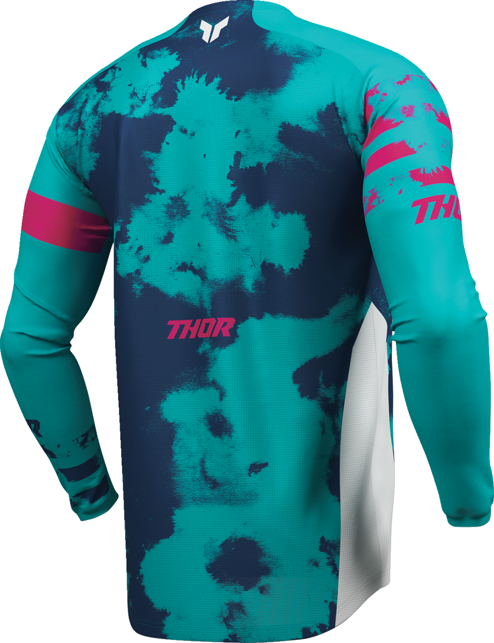 THOR Launchmode Bleach Jersey - White/Aqua - 2XL 2910-8410