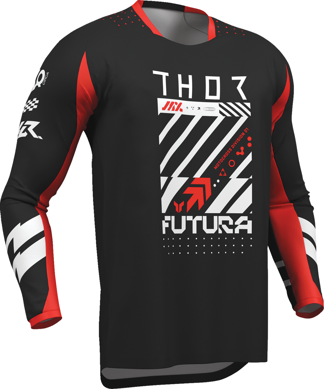 THOR Launchmode Futura Jersey - Black/Red - XL 2910-8415