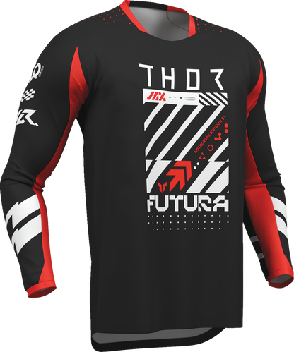 THOR Launchmode Futura Jersey - Black/Red - XL 2910-8415