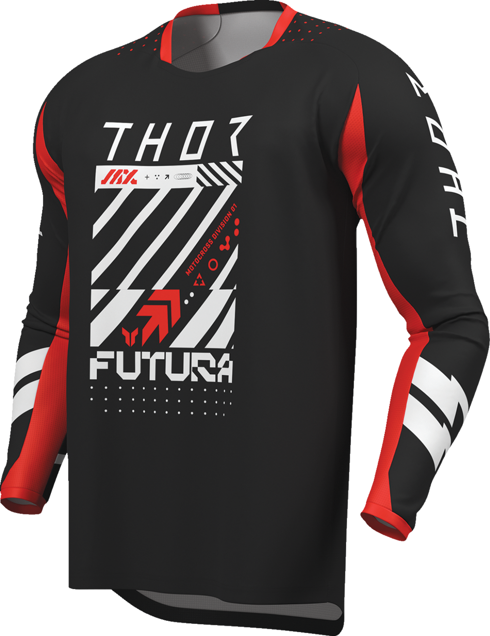 THOR Launchmode Futura Jersey - Black/Red - XL 2910-8415