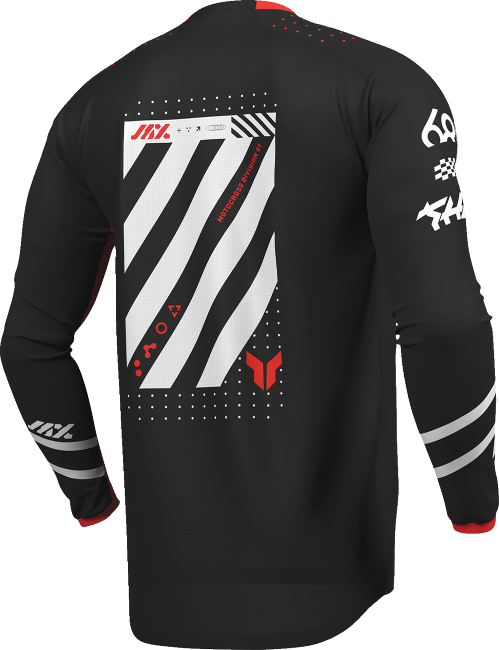 THOR Launchmode Futura Jersey - Black/Red - Large 2910-8414