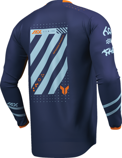 THOR Launchmode Futura Jersey - Navy/Orange - Medium 2910-8425