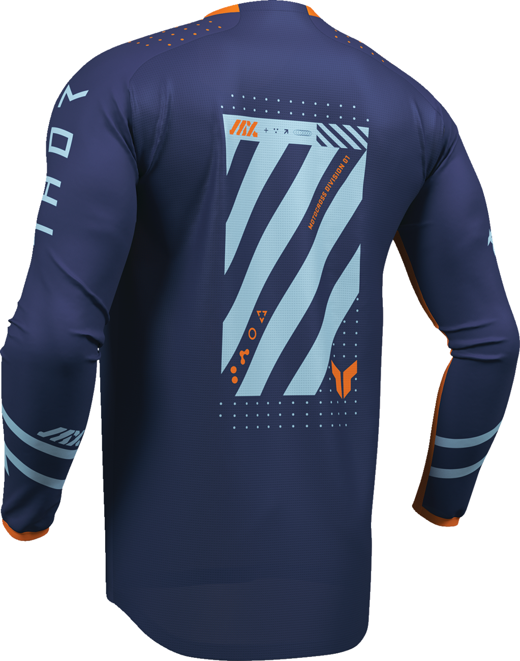 THOR Launchmode Futura Jersey - Navy/Orange - XL 2910-8427