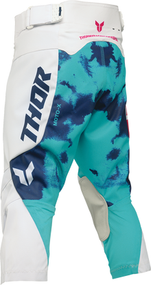 THOR Youth Launchmode Bleach Pants - White/Aqua - US 28 2903-2626