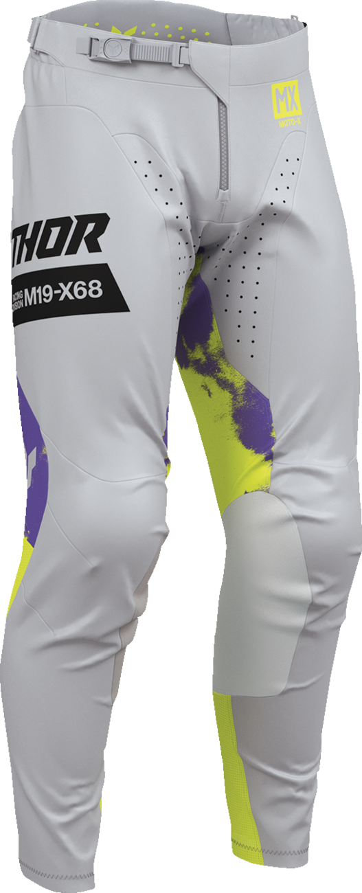 THOR Launchmode Bleach Pants - Gray/Acid - US 32 2901-12323