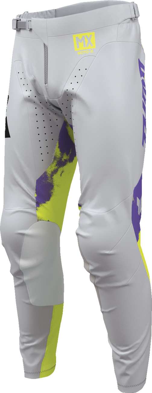 THOR Launchmode Bleach Pants - Gray/Acid - US 32 2901-12323