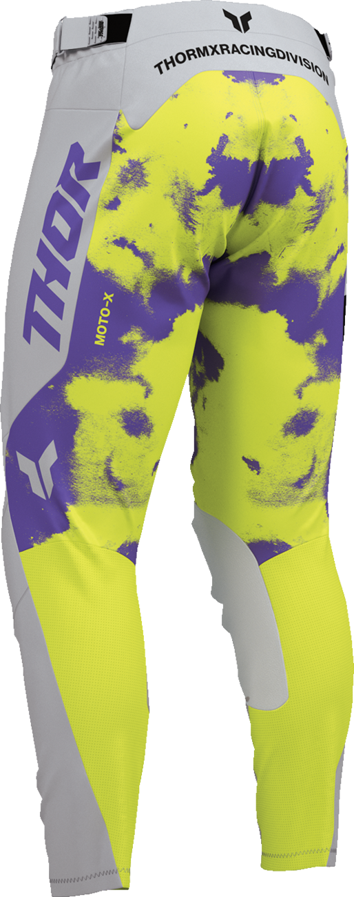 THOR Launchmode Bleach Pants - Gray/Acid - US 38 2901-12326