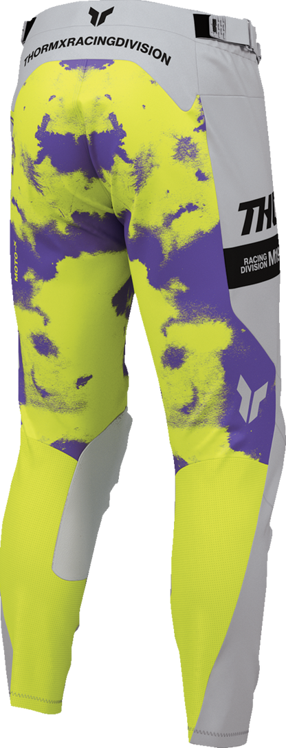 THOR Launchmode Bleach Pants - Gray/Acid - US 40 2901-12327