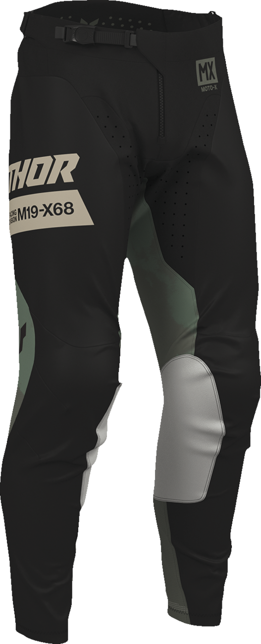 THOR Launchmode Bleach Pants - Black/Camo - US 30 2901-12331