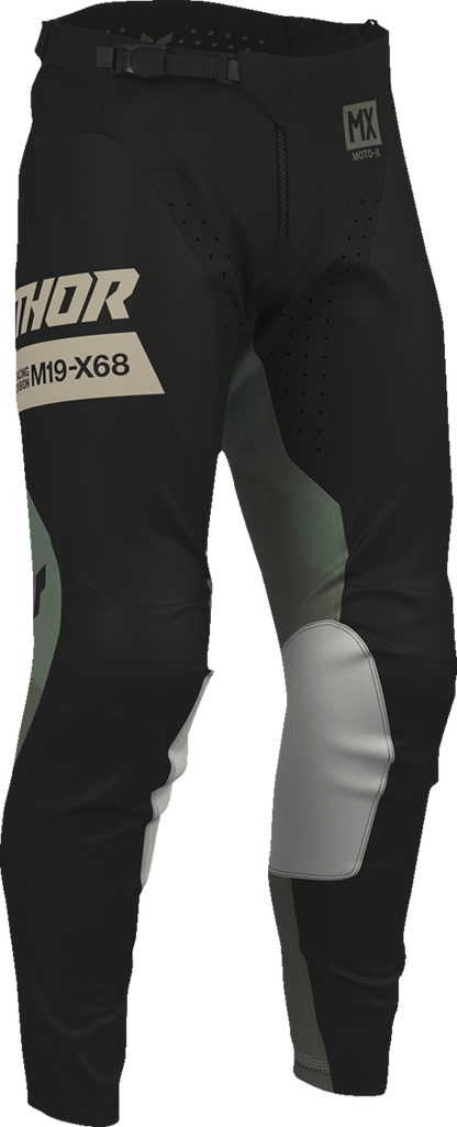 THOR Launchmode Bleach Pants - Black/Camo - US 38 2901-12335