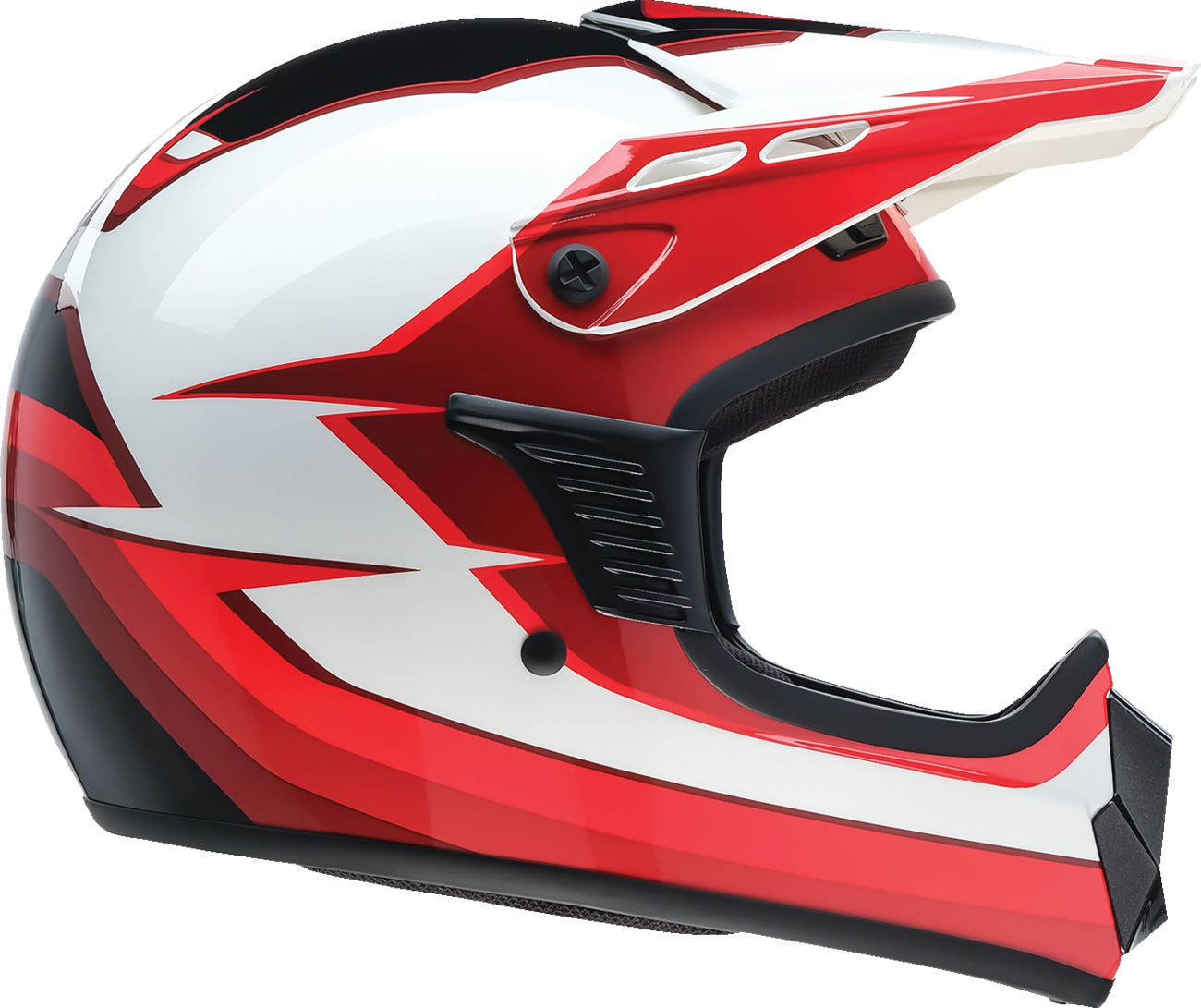 Z1R Youth Dirt Maxx Helmet - Vortex - Red/White - Medium 0111-1718