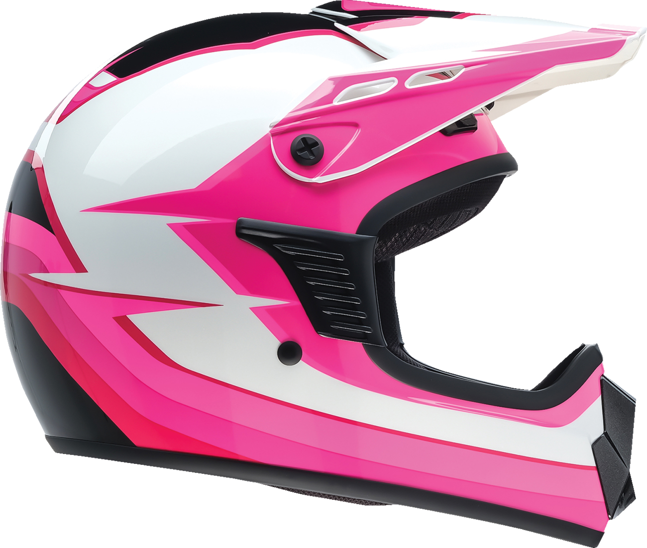 Z1R Youth Dirt Maxx Helmet - Vortex - Pink/White - Small 0111-1721