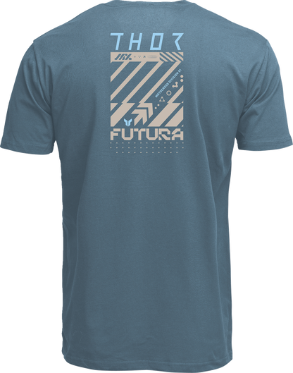 THOR Futura T-Shirt - Petrol Blue - XL 3030-25125