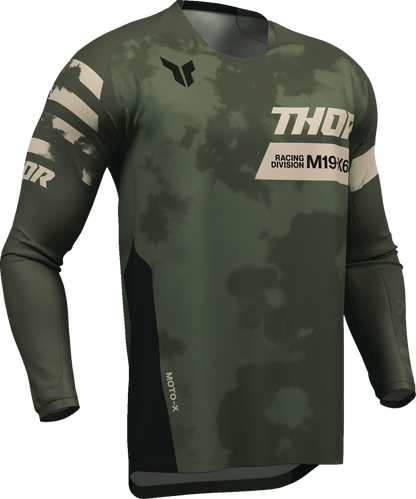 THOR Launchmode Bleach Jersey - Black/Camo - Medium 2910-8395