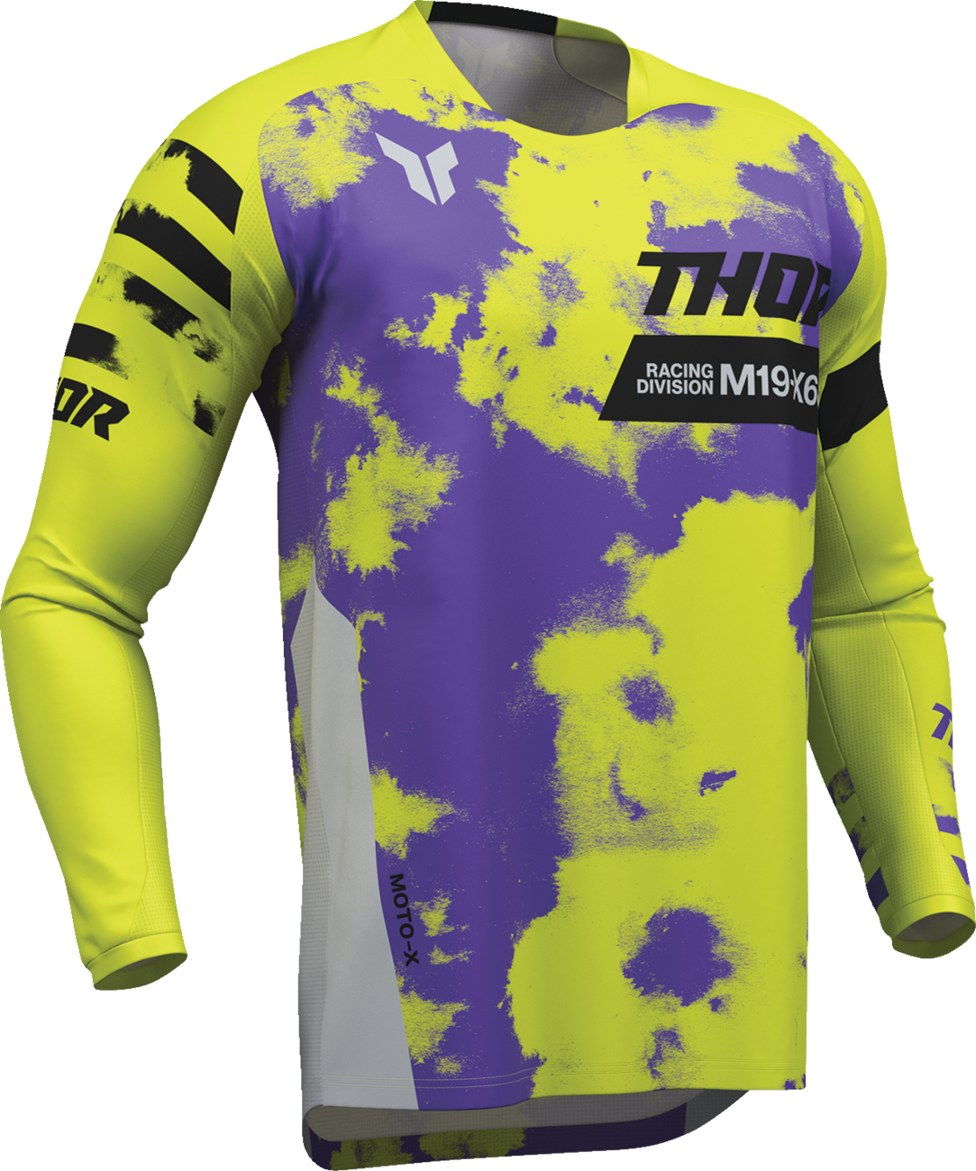 THOR Launchmode Bleach Jersey - Gray/Acid - 3XL 2910-8405
