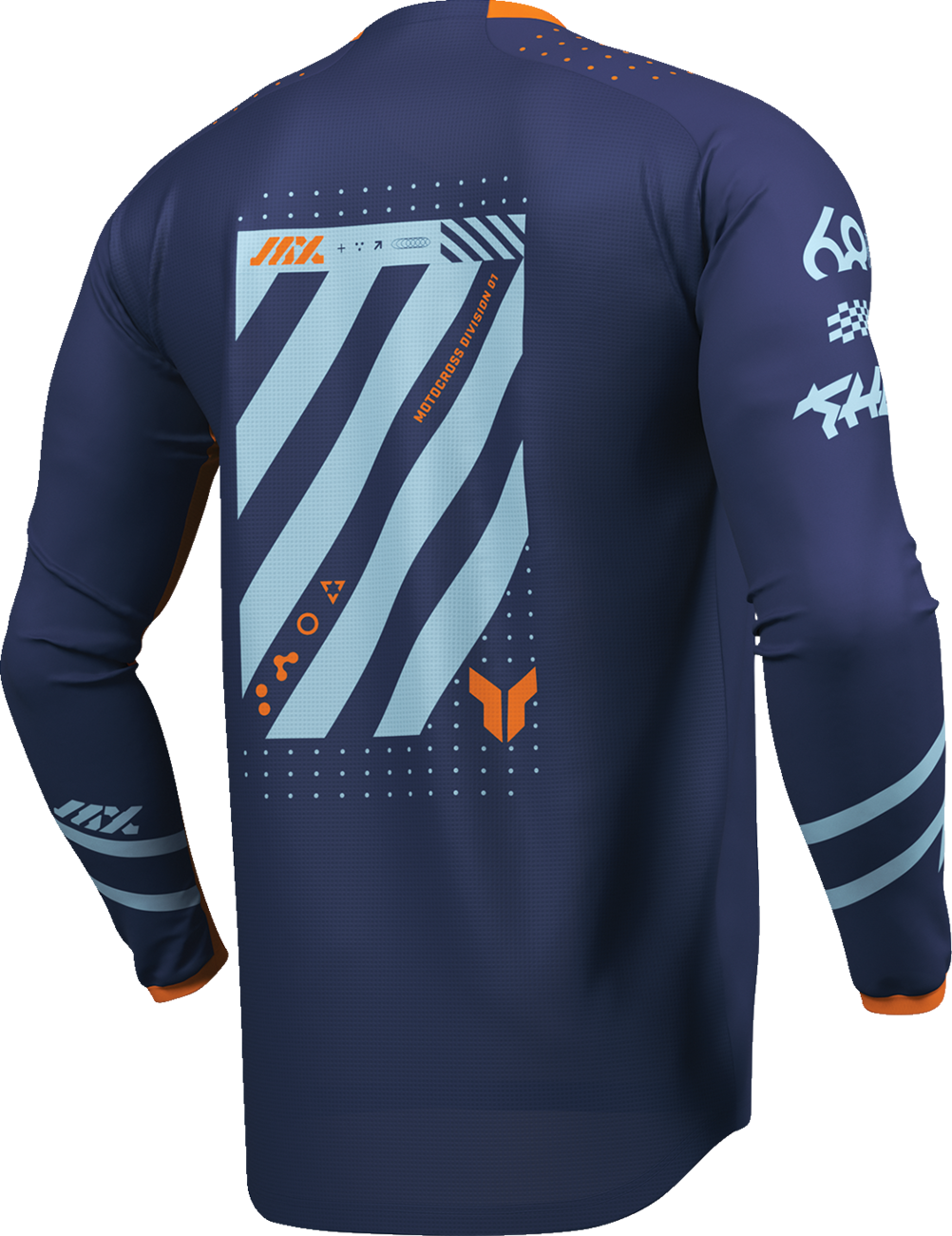 THOR Launchmode Futura Jersey - Navy/Orange - Small 2910-8424