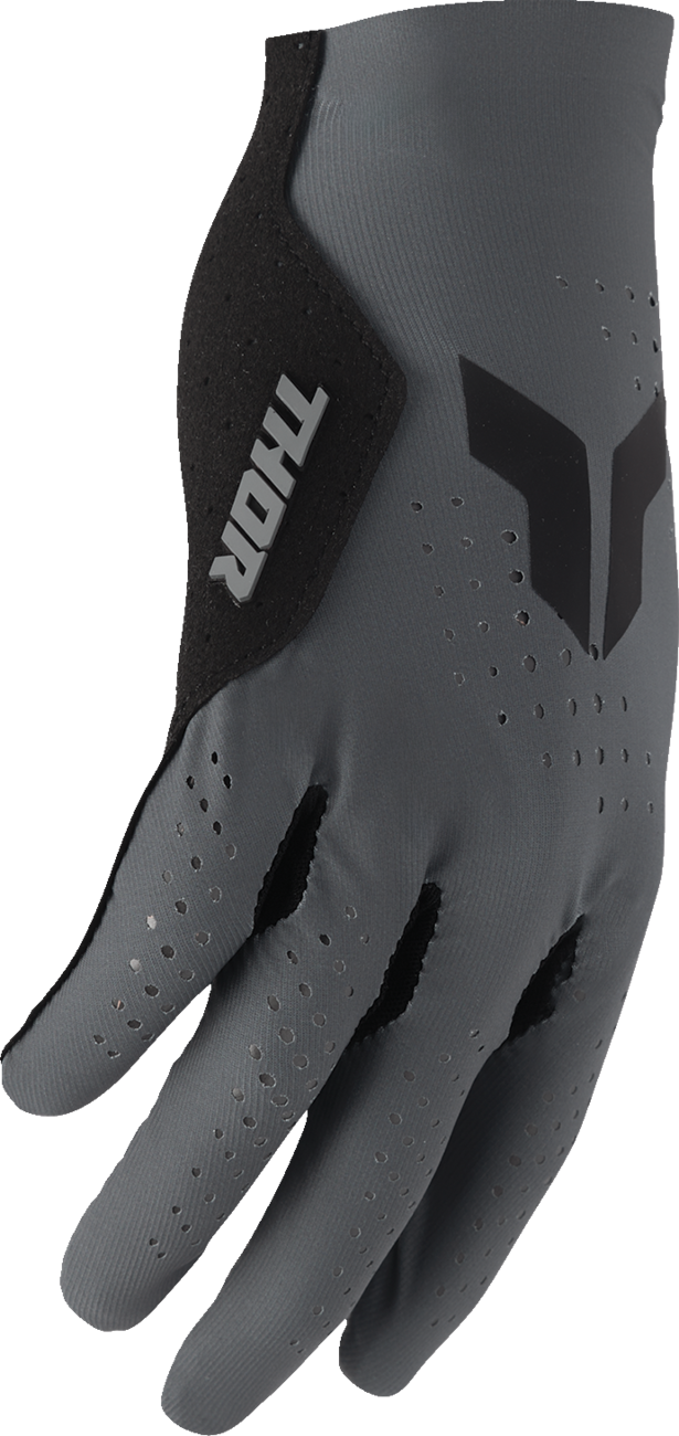THOR Sportmode Vented Iconic Gloves - Charcoal - XS 3330-8295