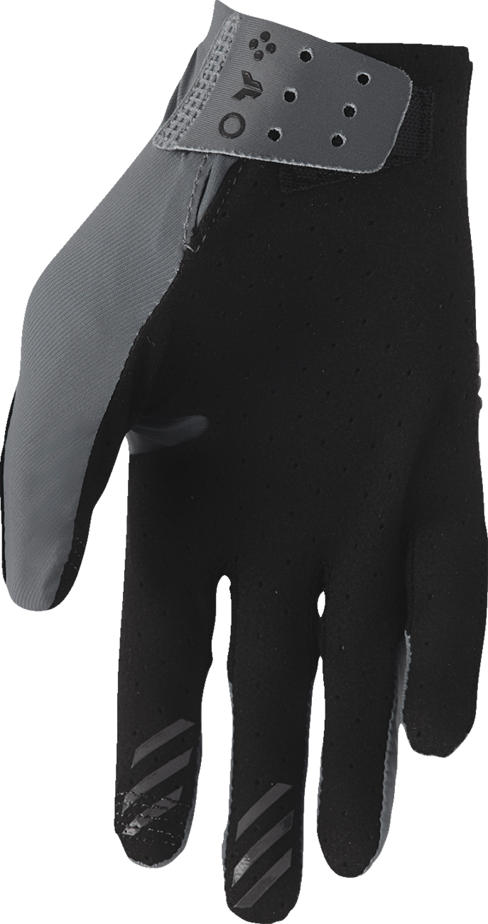 THOR Sportmode Vented Iconic Gloves - Charcoal - XL 3330-8299