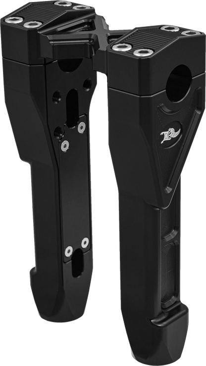 Nl 1"  X Riser 8" Straight Black