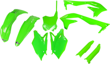 UFO Body Kit - Neon Green - Kawasaki - KXF '16-'17 KAKIT223F@AFLU