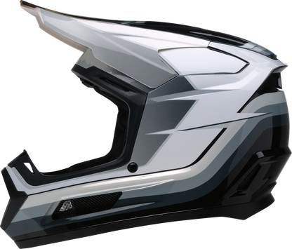 Z1R Youth Dirt Maxx Helmet - Vortex - Black/White/Gray - Large 0111-1727