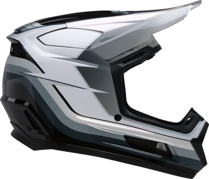 Z1R Youth Dirt Maxx Helmet - Vortex - Black/White/Gray - Large 0111-1727
