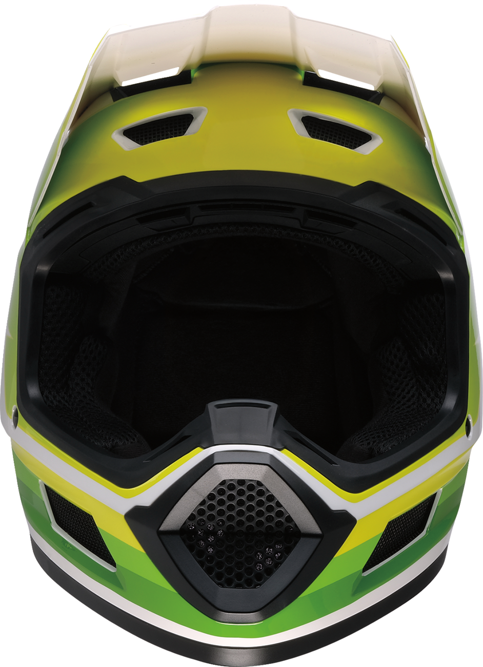 Z1R Youth Dirt Maxx Helmet - Vortex - White/Green - Medium 0111-1739