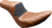LE PERA Tailwhip Seat - Brown - Double Diamond - Black Stitch - FX/FL '18-'25 LYR-580TDV01