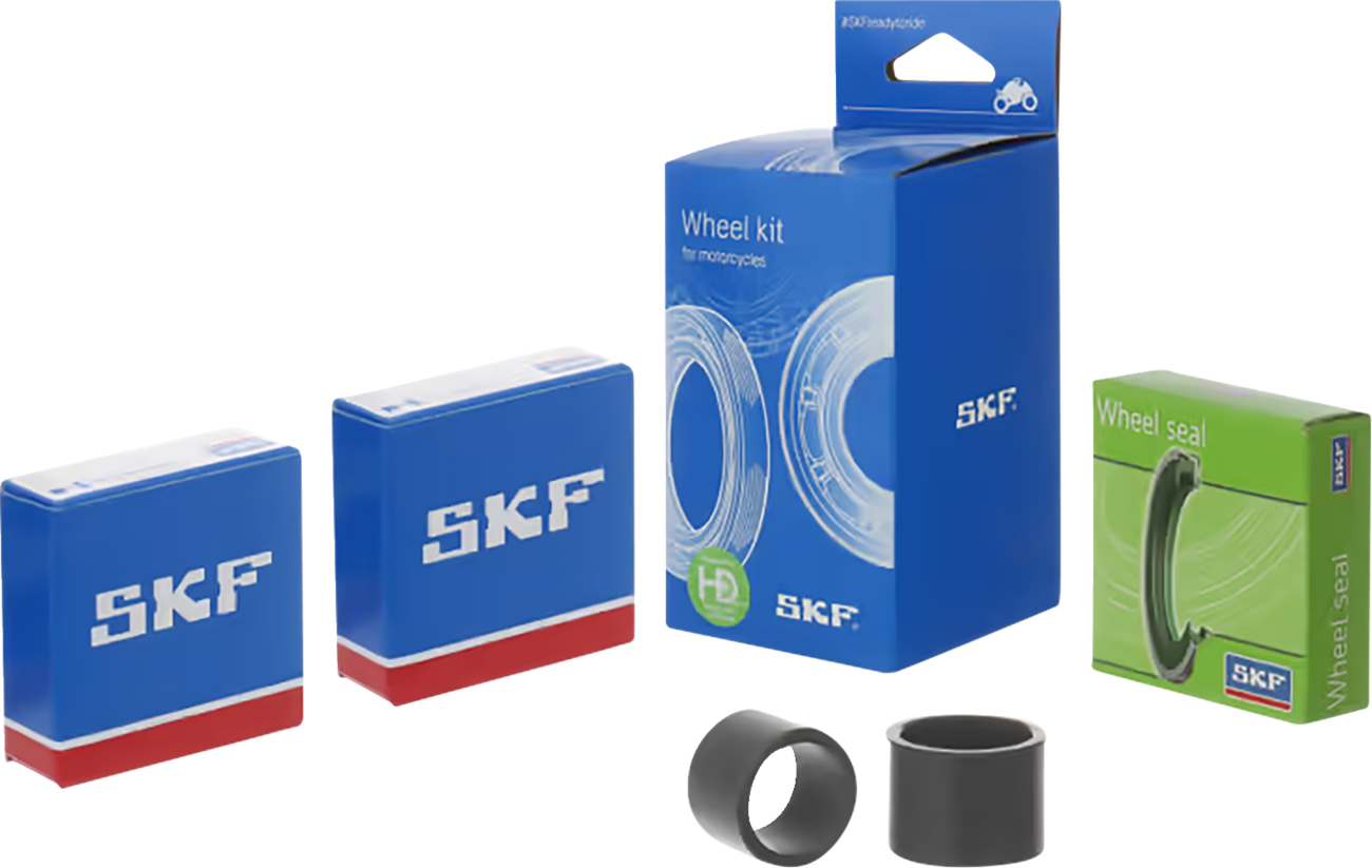 SKF Wheel Bearings with Spacers/Seals Kit - Rear - Suzuki RM 125/250 VKWB-R-22-HD-A