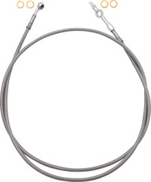 FAT BAGGERS INC. EZ Install Brake Line - 64" - Stainless Steel Braid 120064