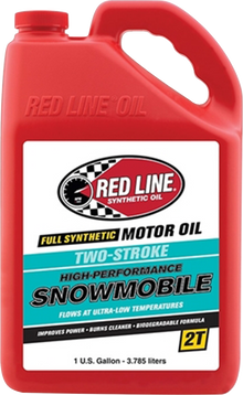 RED LINE SYNTHETIC OIL 2-Cycle Snowmobile Oil - 1 US gallon 41005
