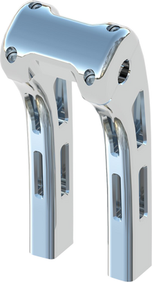 MAGNUM SHIELDING Ghost Risers - Clamp - 10" - Chrome 3R-0210