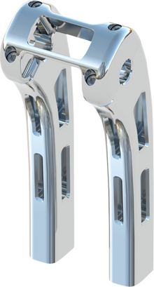 MAGNUM SHIELDING Ghost Risers - Softail Display Clamp - 10" - Chrome 3R-0110