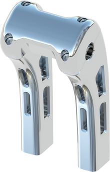 MAGNUM SHIELDING Ghost Risers - Clamp - 8" - Chrome 3R-0208