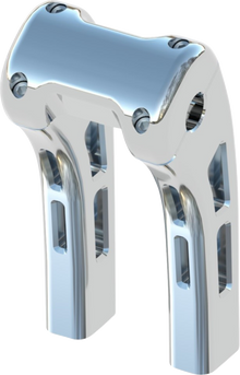 MAGNUM SHIELDING Ghost Risers - Clamp - 8" - Chrome 3R-0208