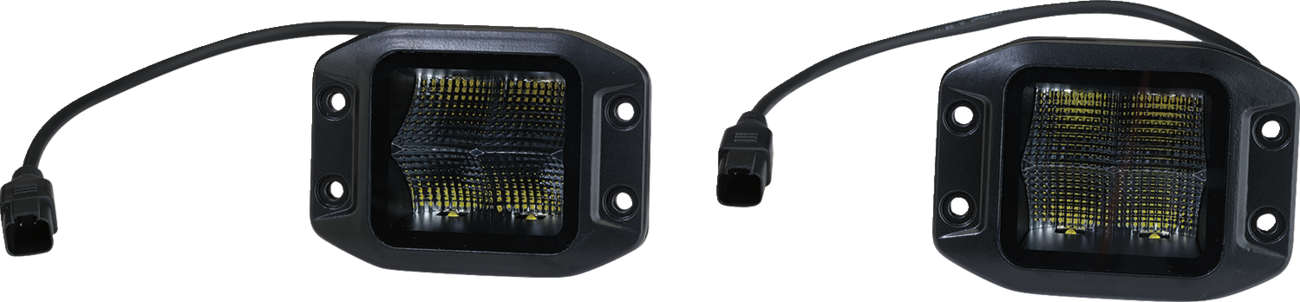 MOOSE OFFROAD Light Pods - LED - Flush Mount MSE-LPKITF
