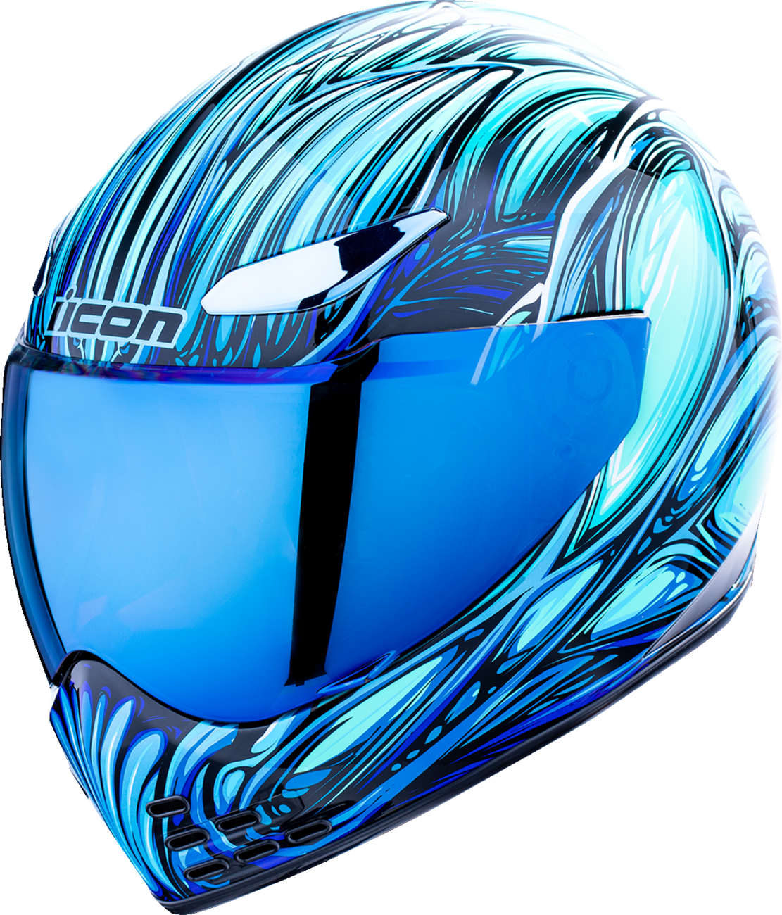 ICON Domain™ Helmet - Nouveau - Blue - 2XL 0101-18535