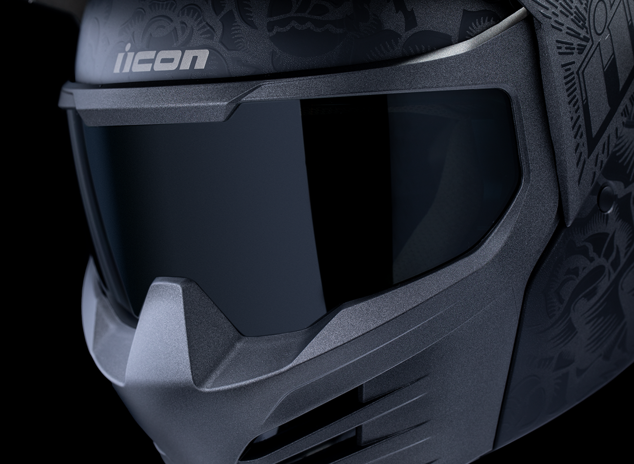 ICON Elsinore™ Helmet - Darkgard - Black - XS 0101-18338