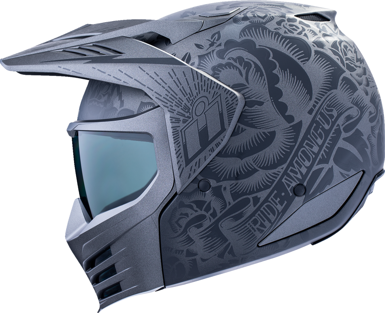ICON Elsinore™ Helmet - Darkgard - Black - Small 0101-18339