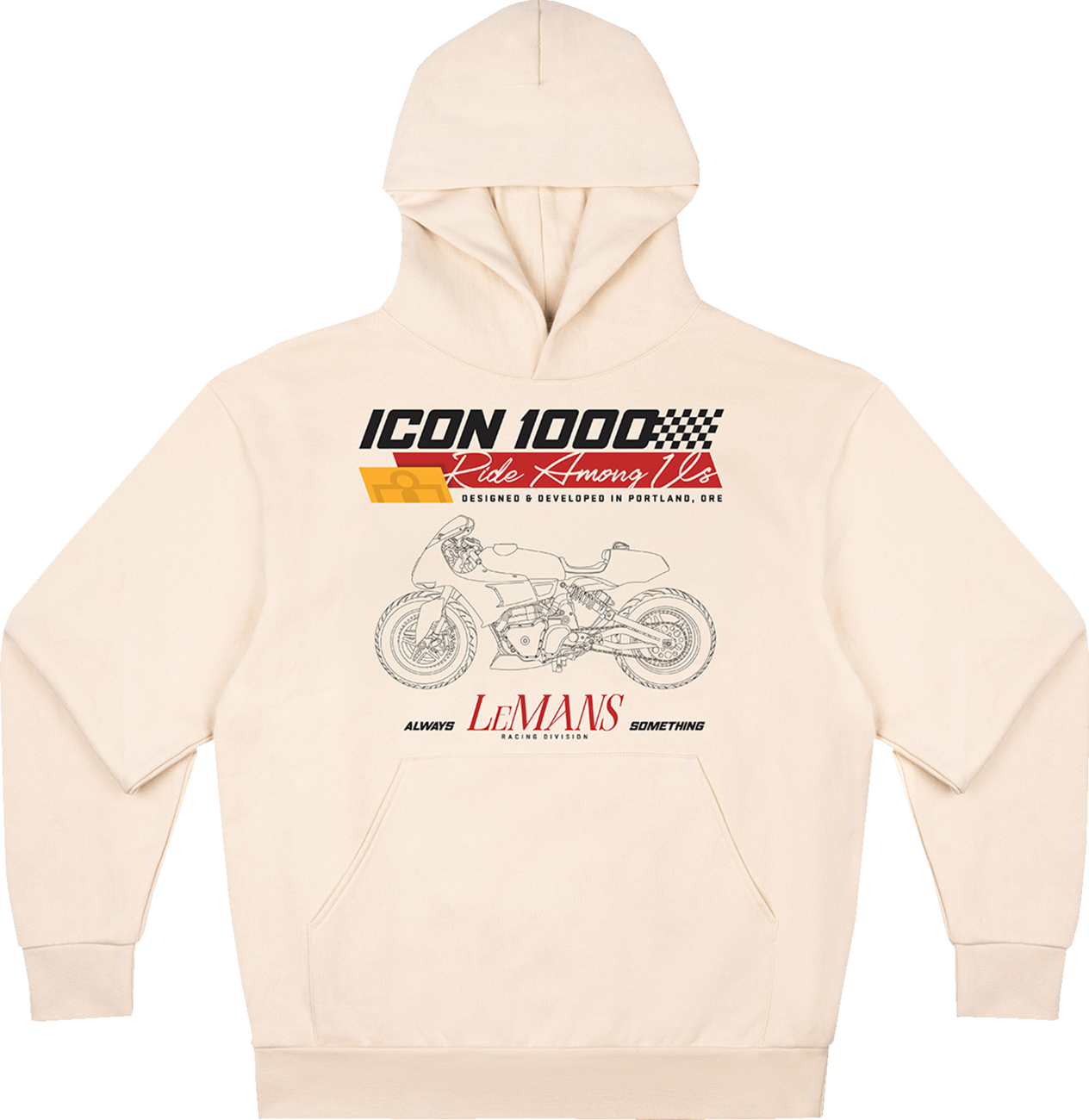 ICON Always Something™ Hoodie - Ivory - XL 3050-7297
