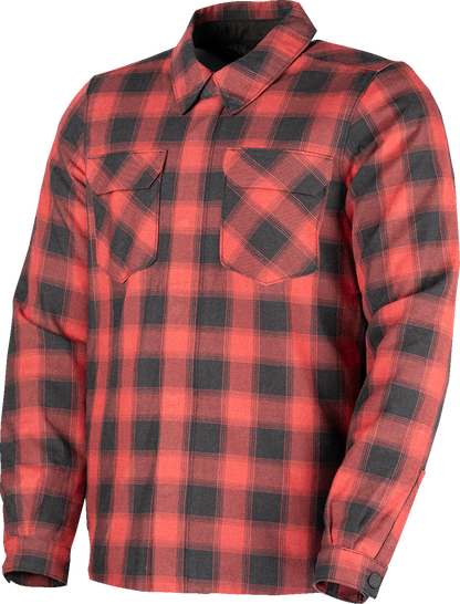 ICON Fallblock Flannel™ Jacket - Red - Small 2820-7750