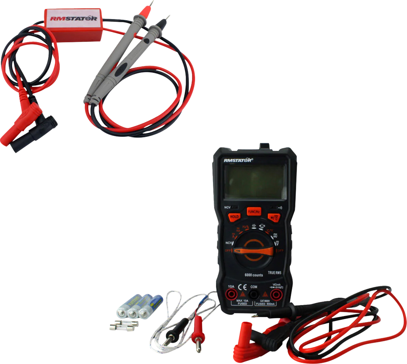 RM STATOR Digital Multimeter with Voltage Peak Reading DVA Adapter Kit RM22980