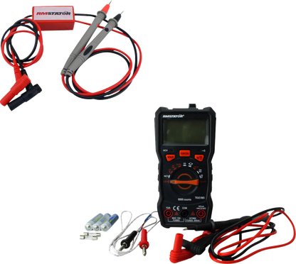 RM STATOR Digital Multimeter with Voltage Peak Reading DVA Adapter Kit RM22980