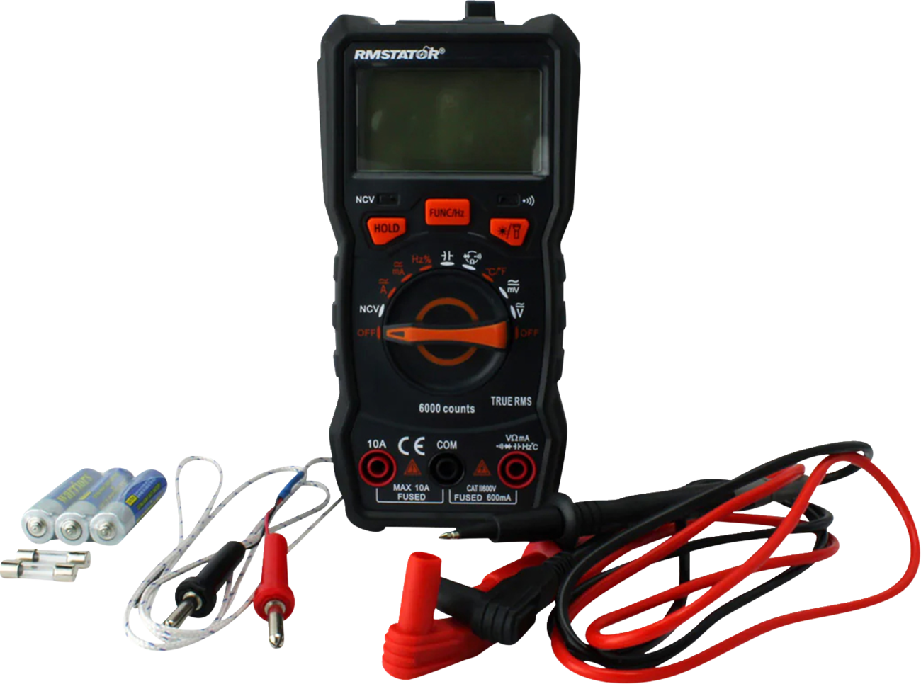 RM STATOR Digital Multimeter with Voltage Peak Reading DVA Adapter Kit RM22980